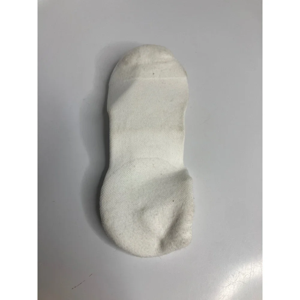 Athleta No Show Socks Womens OS White Good Low Profile Athletic Breathable
